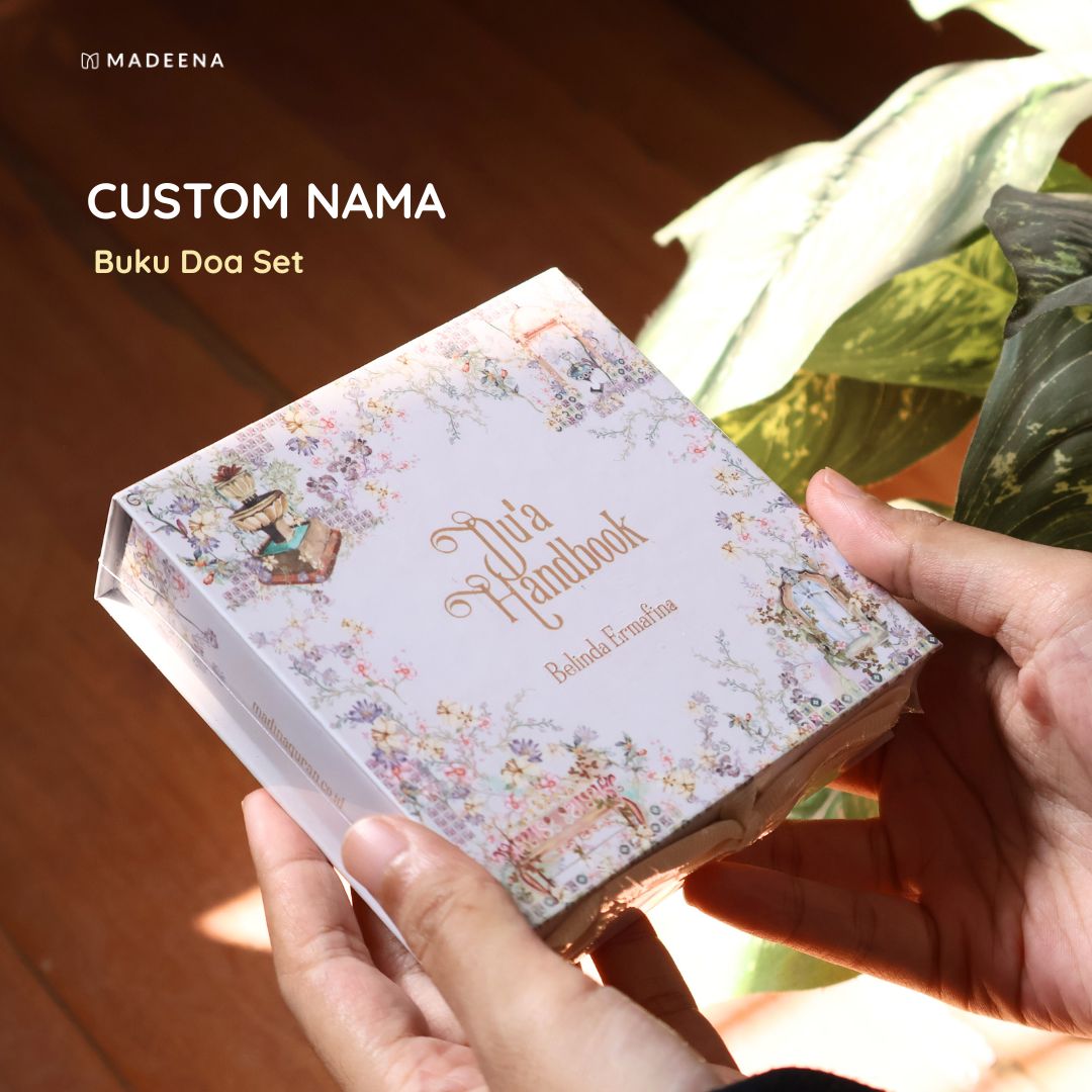 Buku Set Doa Custom Nama - Lengkap (Doa Harian, Dzikir Pagi Petang, Doa dalam al Quran, Doa untuk orang tersayang)