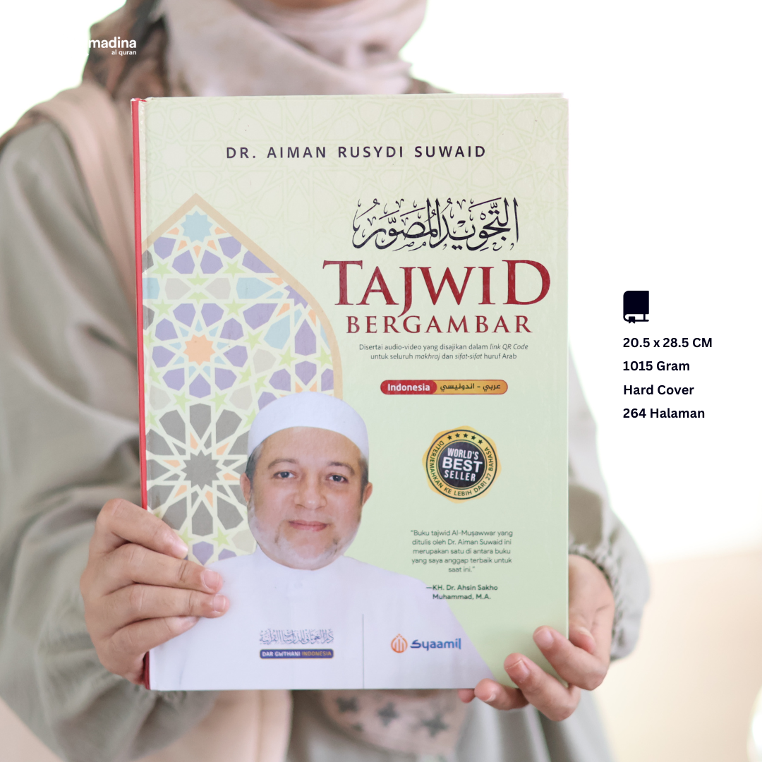 Kitab Tajwid Bergambar Dr. Aiman Rusydi Suwaid Original